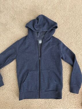 Cat & Jack Navy Blue Zip-Up Hoodie for Kids